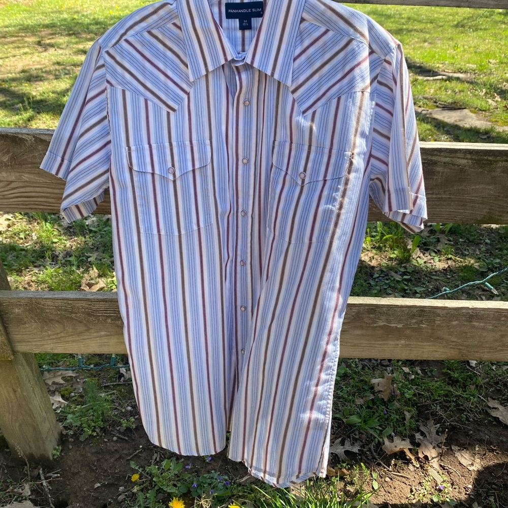 Men's Panhandle Slim Pearl Snap M